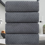 4-Pack Leave Bath Towel Set