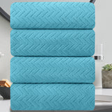 4-Pack Leave Bath Towel Set