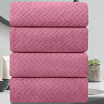 4-Pack Leave Bath Towel Set