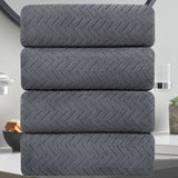4-Pack Leave Bath Towel Set