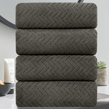 4-Pack Leave Bath Towel Set