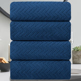 4-Pack Leave Bath Towel Set