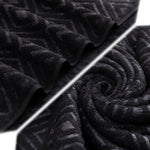 CHINO Oversized Bath Towel Set of 8, 2 Large Bath Sheets, 2 Hand Towels, 4 Washcloths-Soft, Quick Dry, Super Absorbent, Diamond Pattern Microfiber Towels for Bathroom, Beach, Travel, Fitness