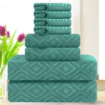 Smuge 8 Piece Oversized Bath Sheet Towels (35 x 70 in) 600 GSM Ultra Soft Large Bath Towel Set Thick Cozy Quick Dry Bathroom Towels Hotel Luxurious Towels