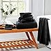 4 Piece Bath Towel Set Plush Bath Sheet 700 GSM Oversized Thick Bath Shower Towels 35x70-Extra Soft Cozy-Absorbent-Quick Dry-Multi-Purpose Hotel Luxury Large Microfiber Bathroom Towels