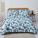 Quilts Set Coastal Microfiber Bedding Set