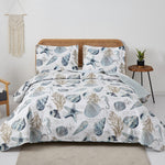 Quilts Set Shell Lightweight Microfiber Bedding Set