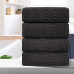 4 Pack JXW Microfiber Bath Towel Set