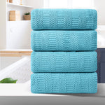 4 Pack JXW Microfiber Bath Towel Set