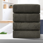 4 Pack JXW Microfiber Bath Towel Set