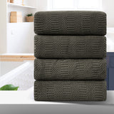 4 Pack JXW Microfiber Bath Towel Set