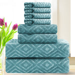 Smuge 8 Piece Oversized Bath Sheet Towels (35 x 70 in) 600 GSM Ultra Soft Large Bath Towel Set Thick Cozy Quick Dry Bathroom Towels Hotel Luxurious Towels