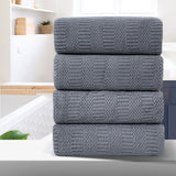 4 Pack JXW Microfiber Bath Towel Set