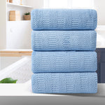 4 Pack JXW Microfiber Bath Towel Set