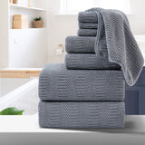 8 Pcs JXW Microfiber Bath Towel Set