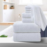 8 Pcs JXW Microfiber Bath Towel Set