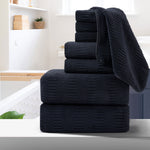 8 Pcs JXW Microfiber Bath Towel Set