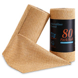 Jessy Home 80 Pack Textured Microfiber Clean Cloth Roll,Tear Away 12"x12" Reusable paper towel Lint Free Rags & Durable Dish Cloth, Ultra Absorbent Shop Towels for Kitchen,Car,Window