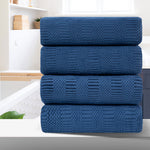 4 Pack JXW Microfiber Bath Towel Set