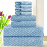 Smuge 8 Piece Oversized Bath Sheet Towels (35 x 70 in) 600 GSM Ultra Soft Large Bath Towel Set Thick Cozy Quick Dry Bathroom Towels Hotel Luxurious Towels
