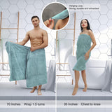 4 Piece Bath Towel Set Plush Bath Sheet 700 GSM Oversized Thick Bath Shower Towels 35x70-Extra Soft Cozy-Absorbent-Quick Dry-Multi-Purpose Hotel Luxury Large Microfiber Bathroom Towels