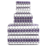 Smuge Extra Large Bath Towel Sets of 8, 2 Large Bath Towels Oversized, 2 Hand Towels, 4 Washcloths, Soft Microfiber, Quick Dry, Highly Absorbent Bath Towels for Bathroom Kitchen Spa