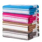 Anray Home 4 Pack Oversized Microfiber Beach Towel, 30x60 inches Super Absorbent Quick Dry Camping Travel Towels Lightweight Outdoor Large Swim Towel for Adults