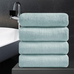 4 Piece Bath Towel Set Plush Bath Sheet 700 GSM Oversized Thick Bath Shower Towels 35x70-Extra Soft Cozy-Absorbent-Quick Dry-Multi-Purpose Hotel Luxury Large Microfiber Bathroom Towels