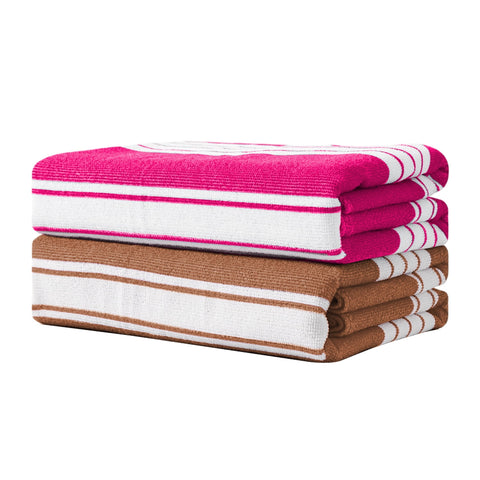 Anray Home 2 Pack Oversized Microfiber Beach Towel, 30x60 inches Super Absorbent Quick Dry Camping Travel Towels Lightweight Outdoor Large Swim Towel for Adults