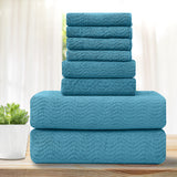 8 Piece SW Bath Towel Set