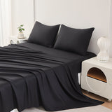 Beartech Polyester Bed Sheets Set 4 Piece King Size Sheet Set, Soft & Lightweight And Breathable Bedding Set, Fitted Sheet, Flat Sheet & 2 Pillowcases
