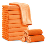 Jessy Home 12 Pack Washcloths for Bathroom 13x13 Inch Ultra Soft Hand Face Towels