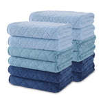 Beartech Bath Towel Set 12 Pack Washcloths