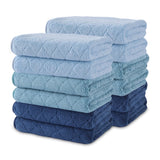Beartech Bath Towel Set 12 Pack Washcloths