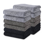 Beartech Bath Towel Set 12 Pack Washcloths