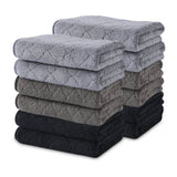 Beartech Bath Towel Set 12 Pack Washcloths
