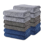 Beartech Bath Towel Set 12 Pack Washcloths