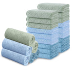 Beartech Bath Towel Set 24 Pack Washcloths
