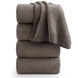 Beartech 4 Pack Microfiber Bath Towels Set