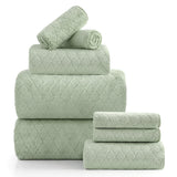 Beartech 8 Piece Microfiber Bath Towels Set