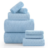 Beartech 8 Piece Microfiber Bath Towels Set