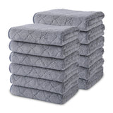 Beartech Bath Towel Set 12 Pack Washcloths