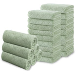 Beartech Bath Towel Set 24 Pack Washcloths