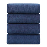 Covina Home 4 Pcs Bath Towel Set Light Green Microfiber Bathroom Towel Set Ultra Soft Plush Oversized Towels Adult Luxury Bath Sheet