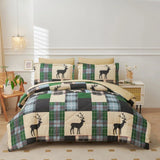3/7-Piece Comforter Set - Bed in a Bag with Flat Sheet, Fitted Sheet, Pillowcases & Shams