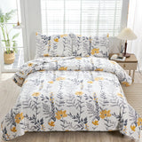 Floral Deer Quilts Set Twin/Queen/King Size Bedspread Soft Microfiber Coverlet