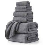 4/8 Pieces Oversized Bath Sheet Towels 600 GSM Ultra Soft Bath Towels Set