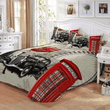 Jarson 3 Pieces Duvet Cover Set with Zipper Closure