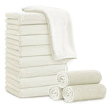 Jessy Home 12 Pack Washcloths for Bathroom 13x13 Inch Ultra Soft Hand Face Towels