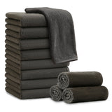 Jessy Home 12 Pack Washcloths for Bathroom 13x13 Inch Ultra Soft Hand Face Towels